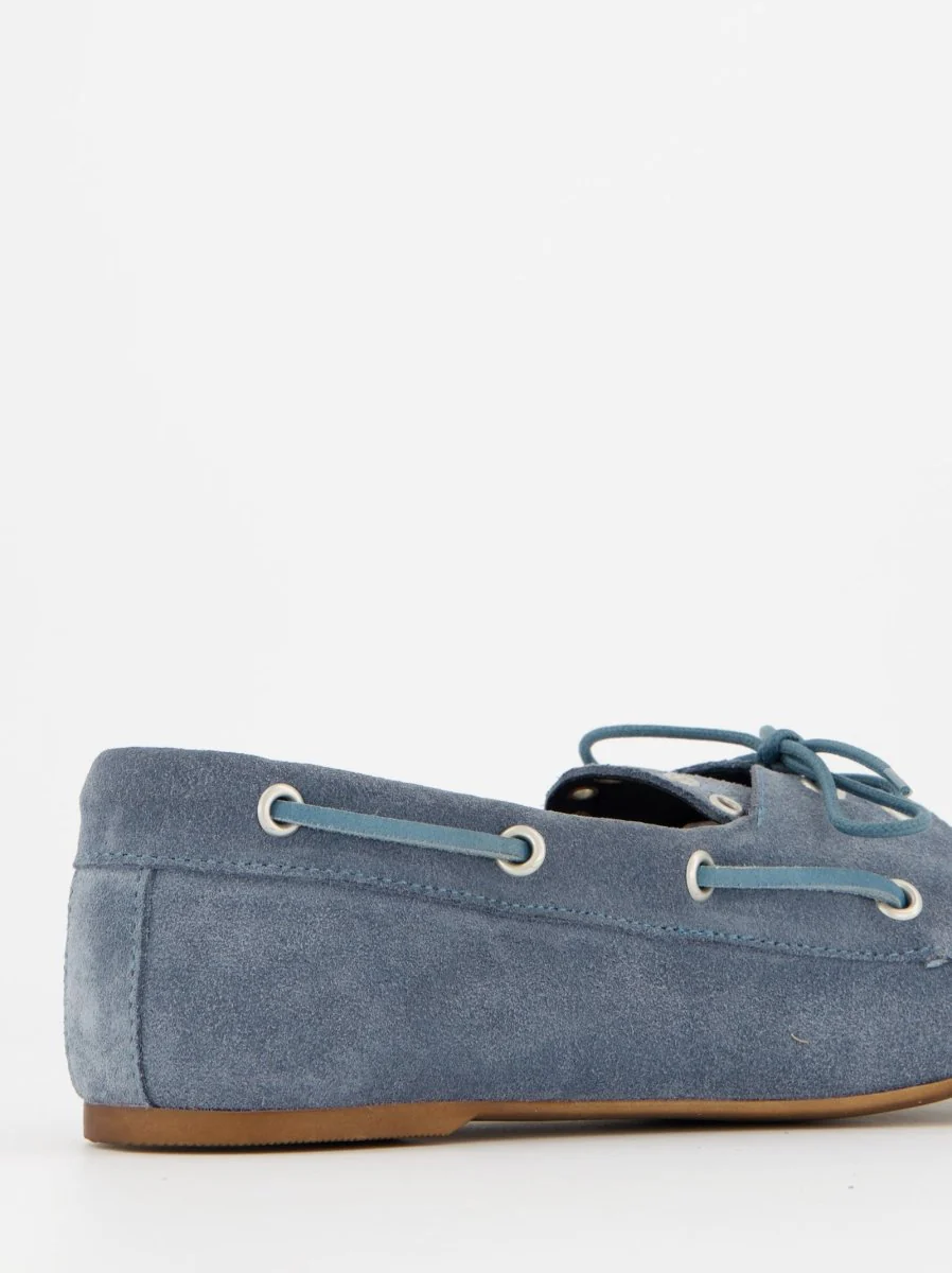 BLUE SUEDE BOAT SHOES - MARNO - Image 5