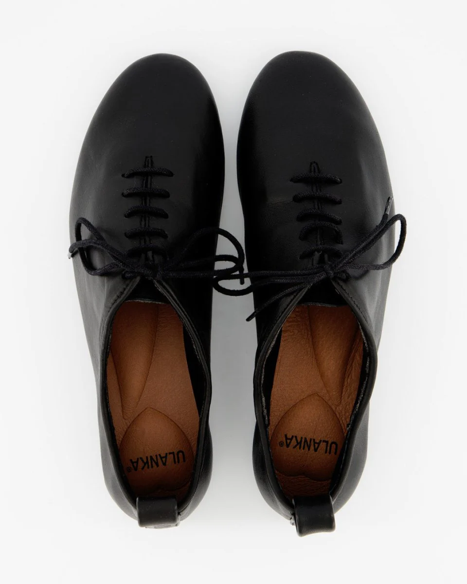BLUCHI - BLACK LEATHER SHOES - Image 3