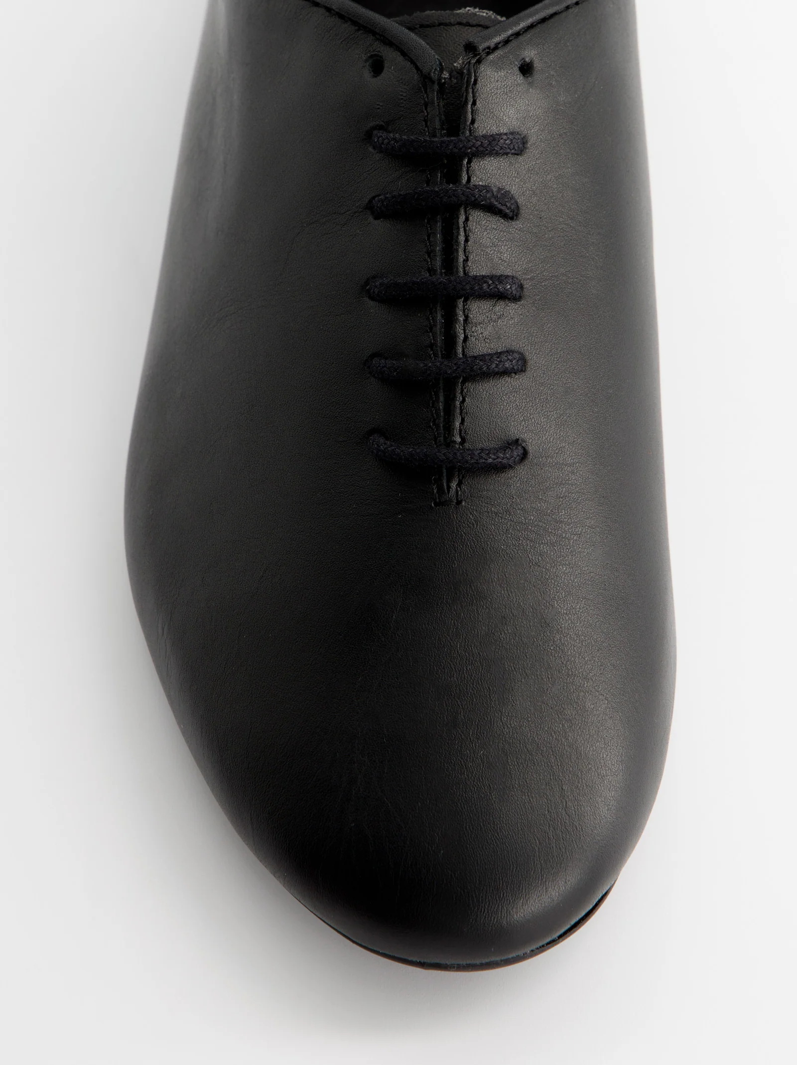 BLACK LEATHER SHOES - BLUNCHI - Image 4