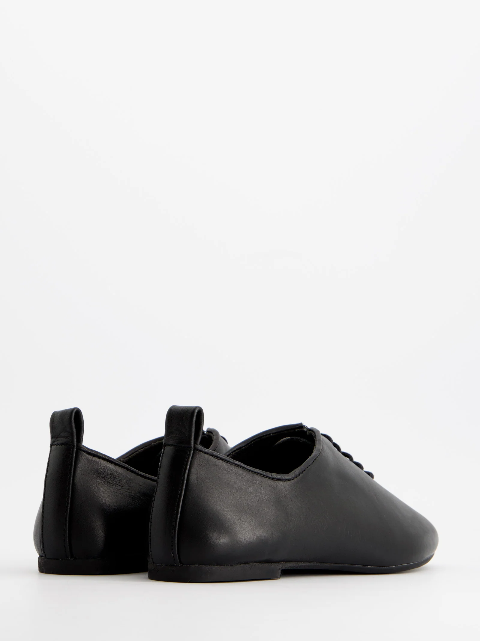 BLACK LEATHER SHOES - BLUNCHI - Image 5