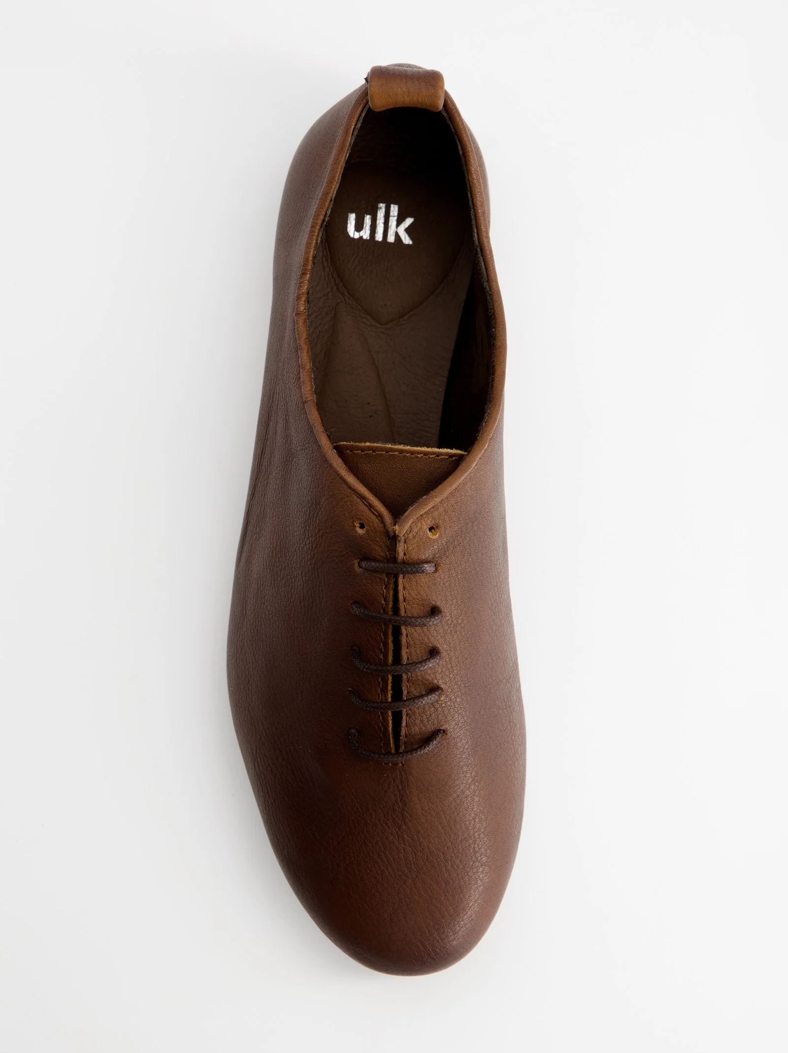 BROWN LEATHER SHOES - BLUNCHI - Image 3