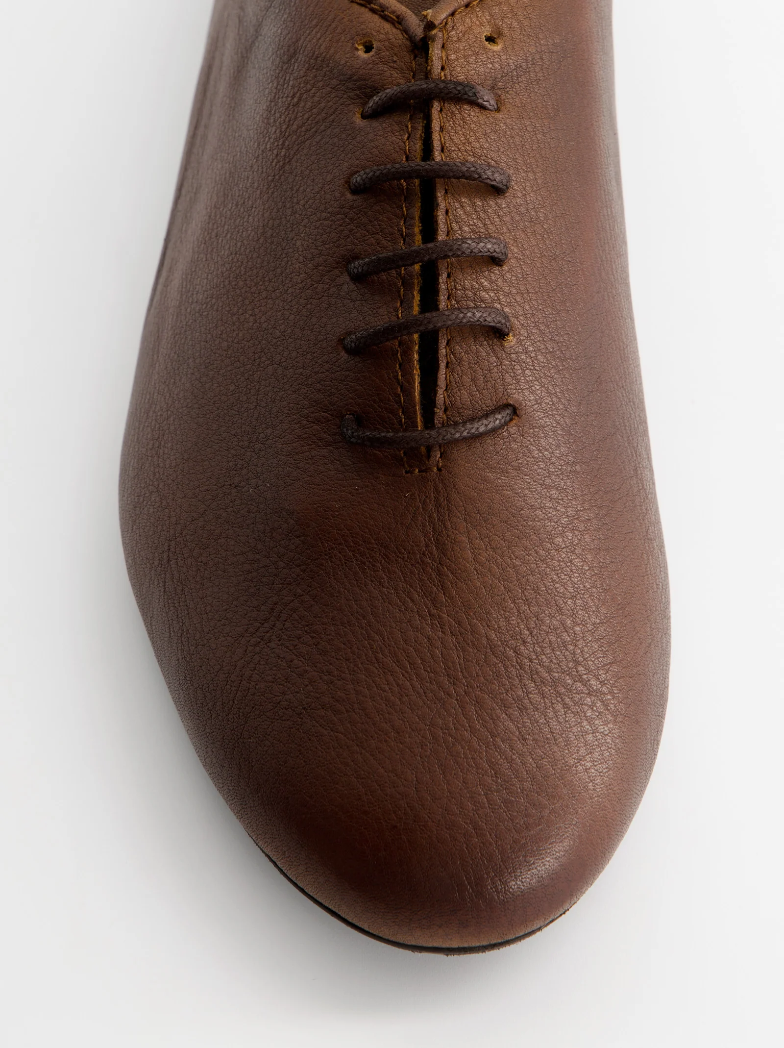 BROWN LEATHER SHOES - BLUNCHI - Image 4