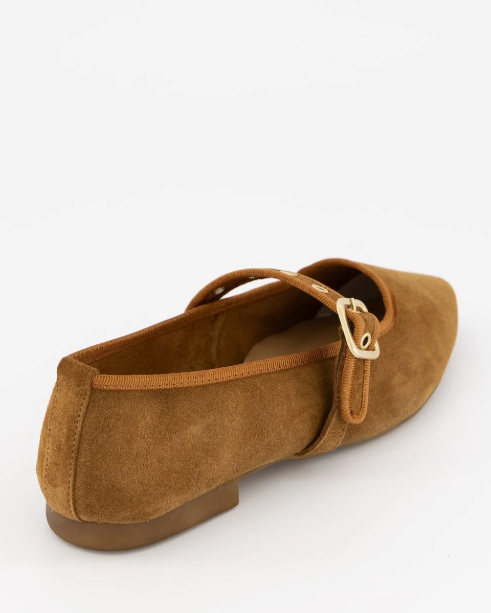 BROWN LEATHER FLATS - NEW TACHIN - Image 5