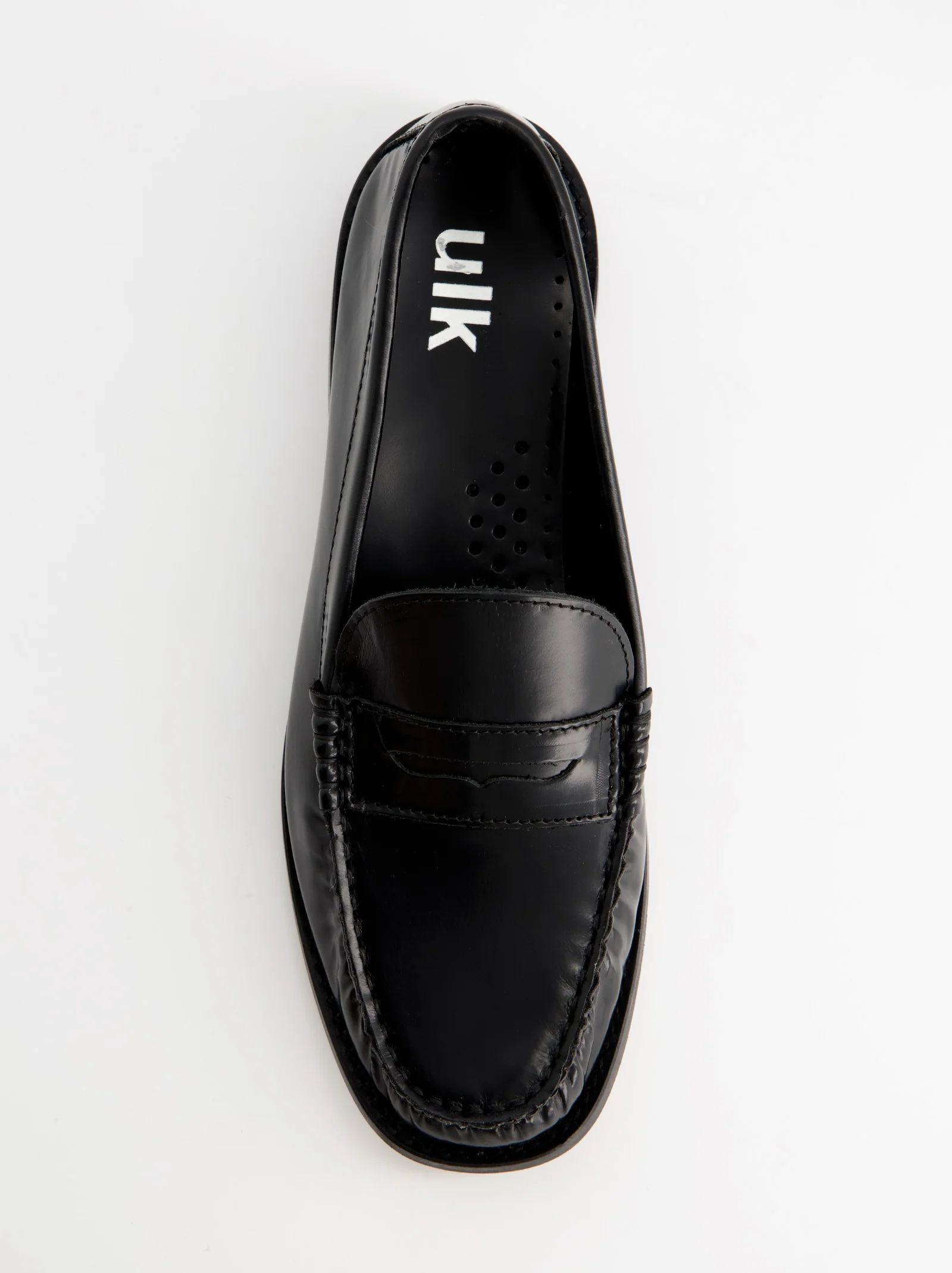BLACK LEATHER LOAFERS - BUBBY - Image 2