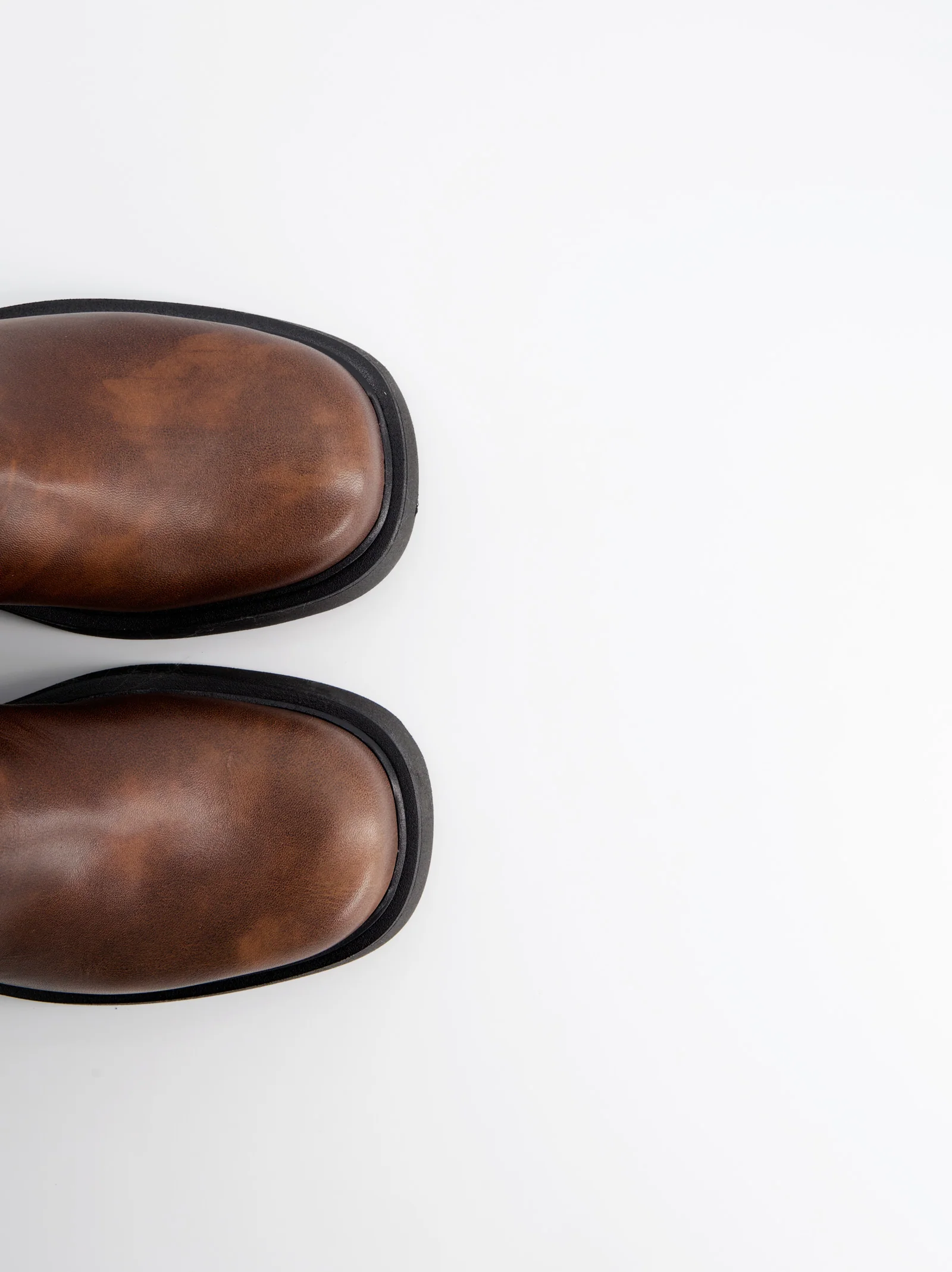 BROWN LEATHER BIKER BOOTS - CROSS VIP - Image 3