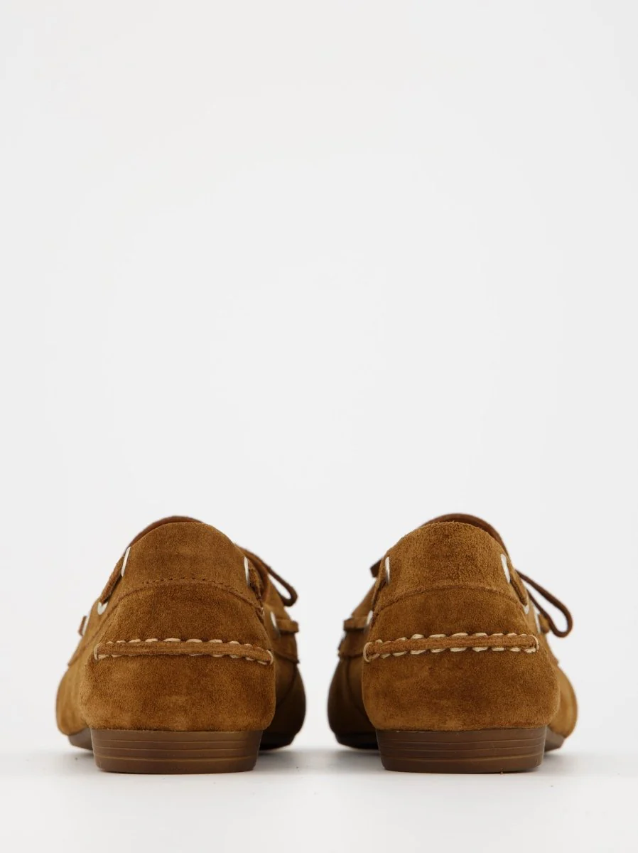 BROWN SUEDE BOAT SHOES - MERTH - Image 5