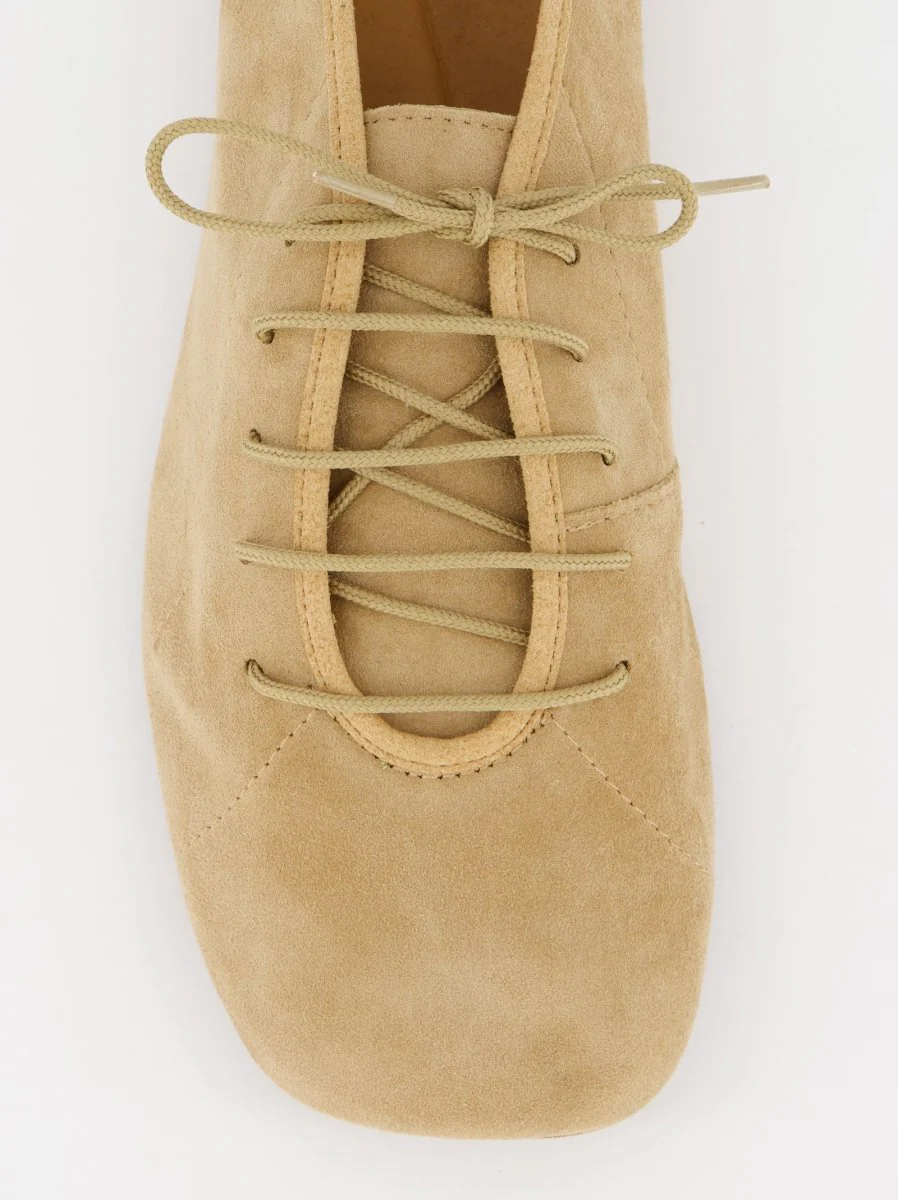 BEIGE SUEDE SHOES - TRUSS - Image 3