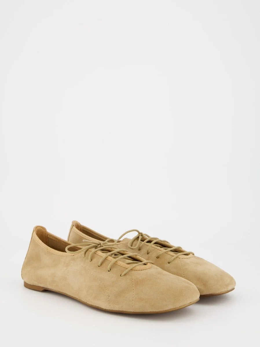 BEIGE SUEDE SHOES - TRUSS - Image 5