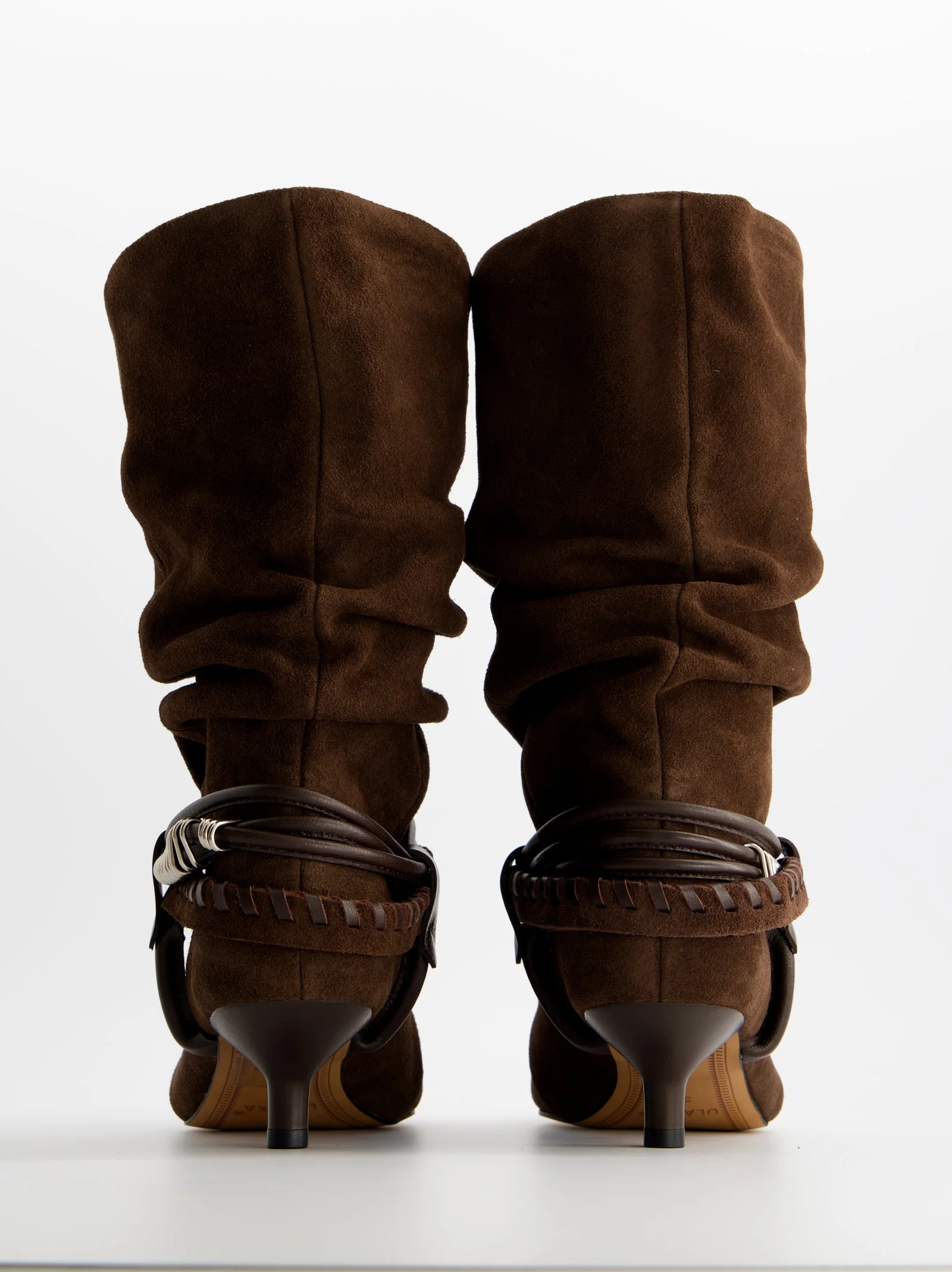 BROWN LEATHER ANKLE BOOTS - IRVING - Image 5