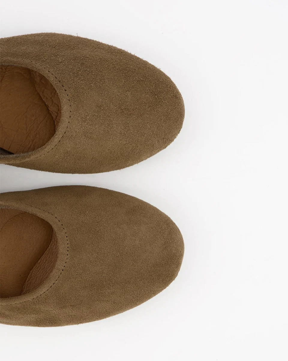 LINE - BROWN SUEDE FLATS - Image 5
