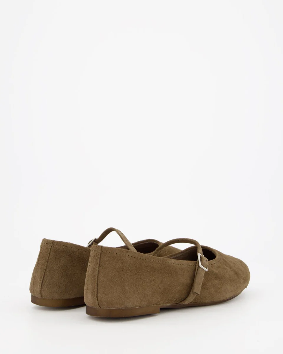 LINE - BROWN SUEDE FLATS - Image 6