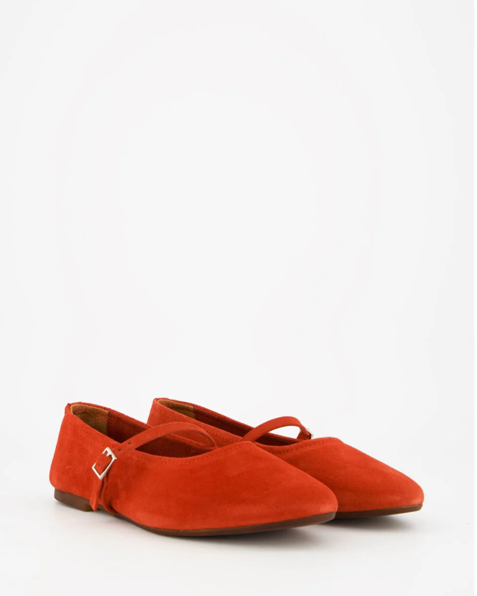 LINE - ORANGE SUEDE FLATS - Image 3