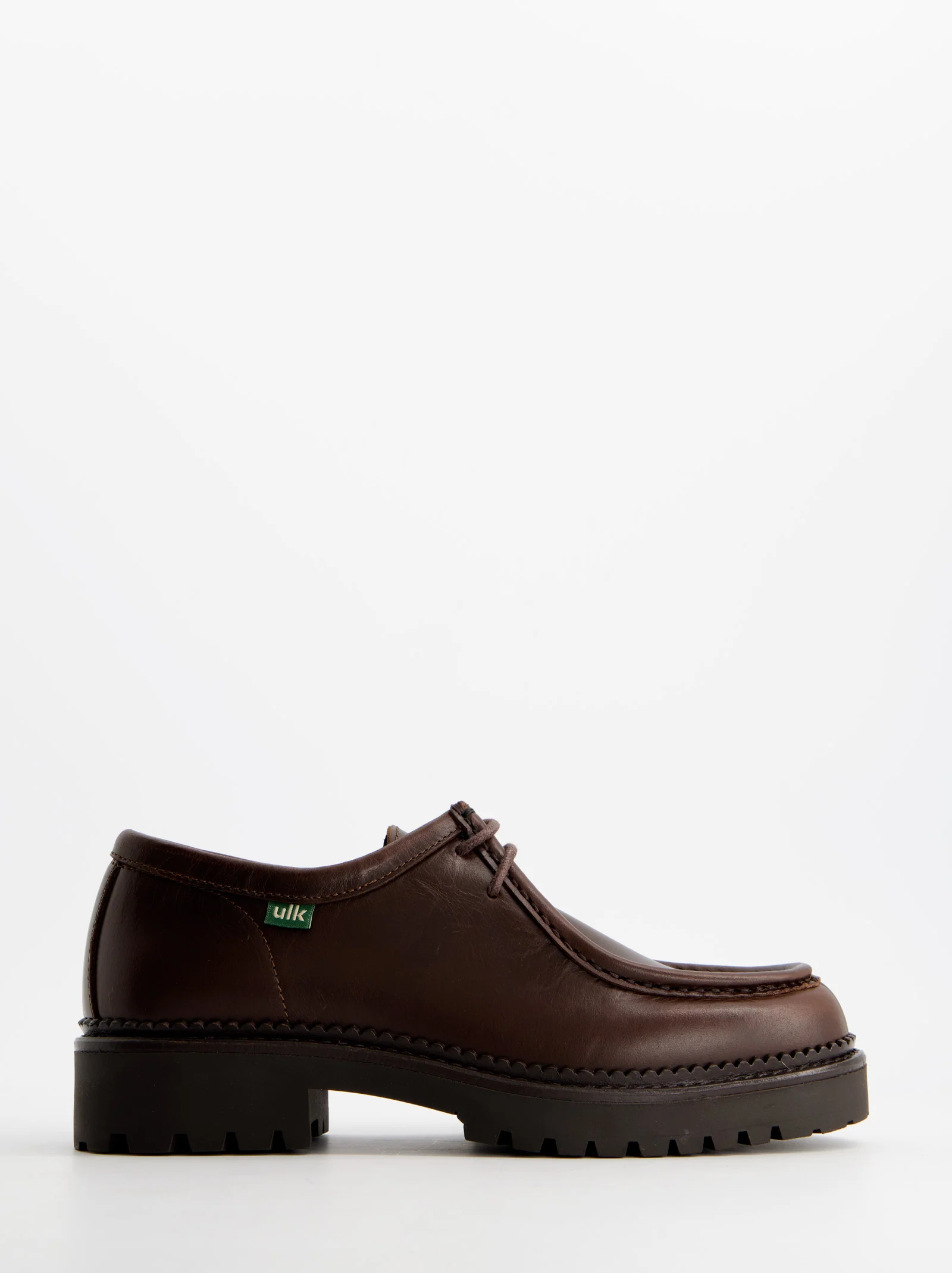 BROWN LEATHER BOAT SHOES - MOLLY - Image 2