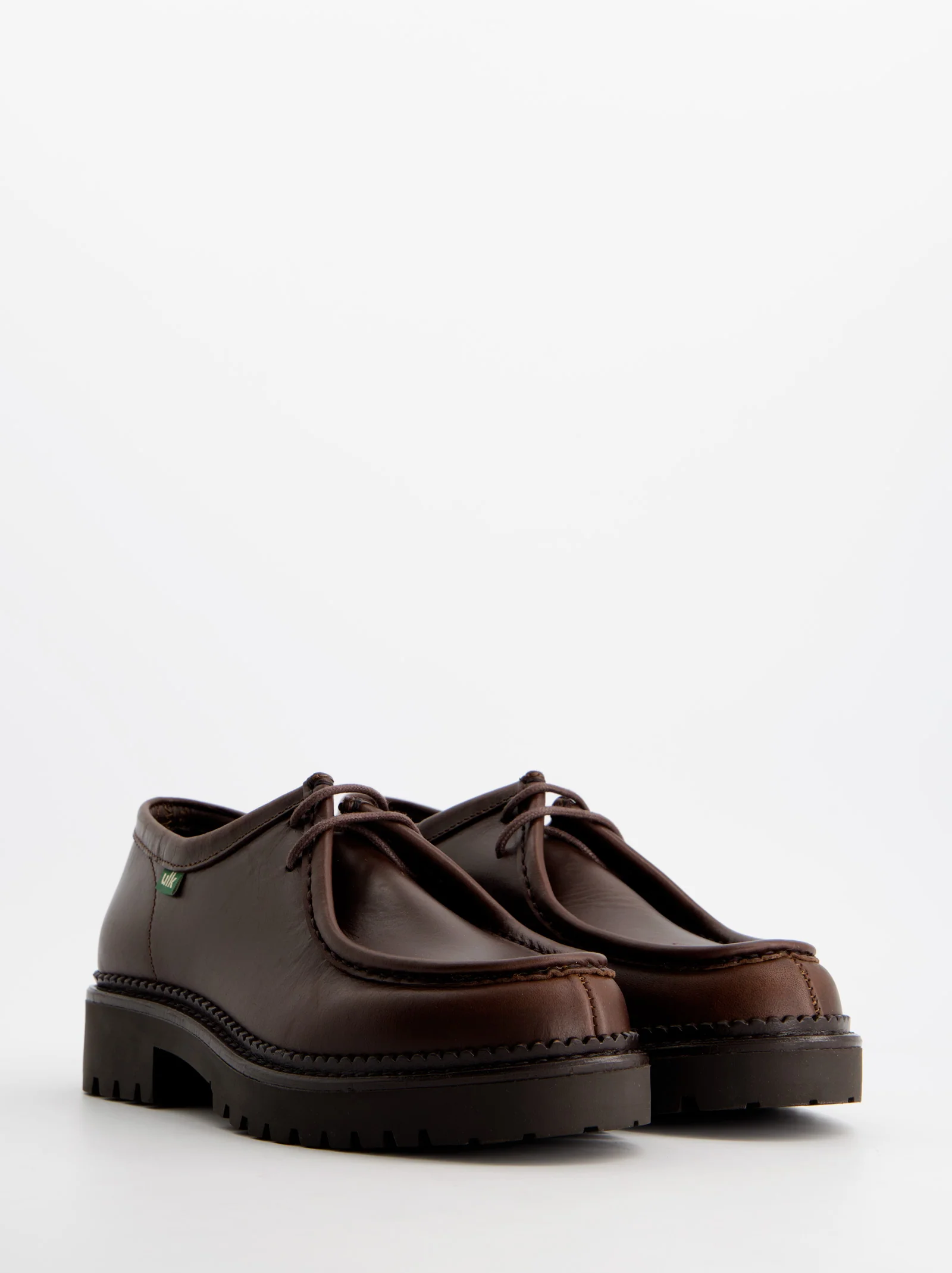 BROWN LEATHER BOAT SHOES - MOLLY - Image 3