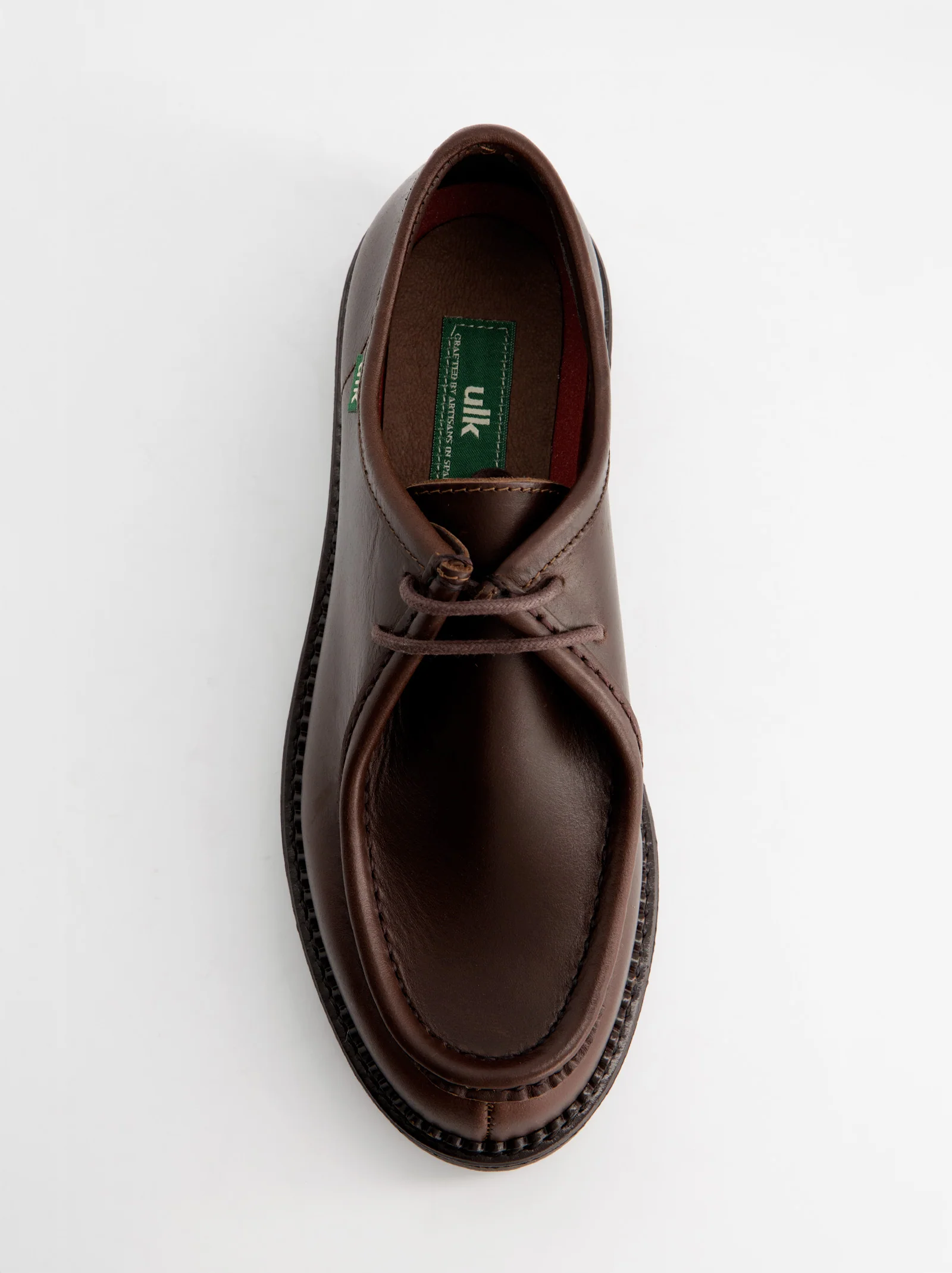 BROWN LEATHER BOAT SHOES - MOLLY - Image 4