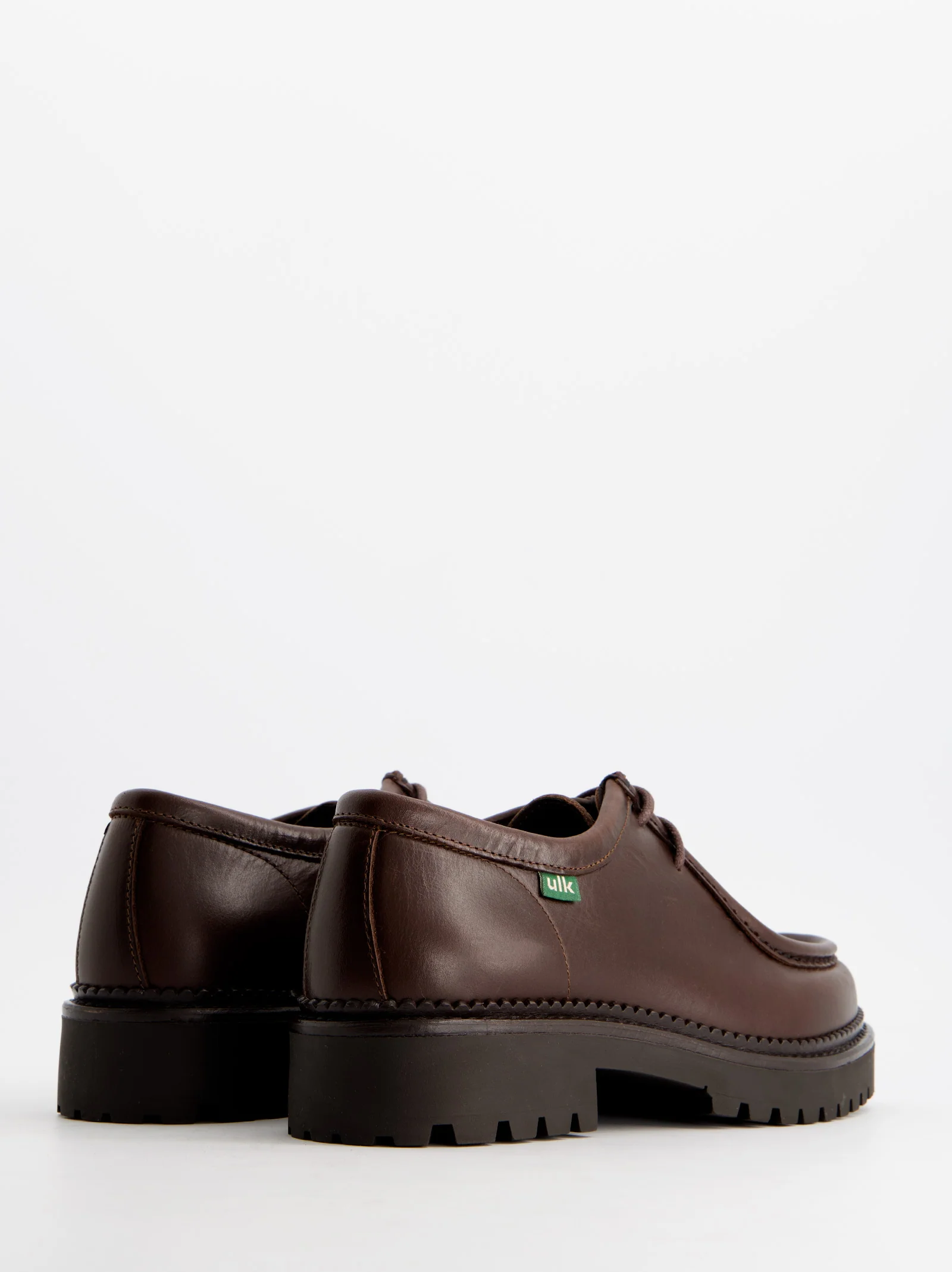 BROWN LEATHER BOAT SHOES - MOLLY - Image 6