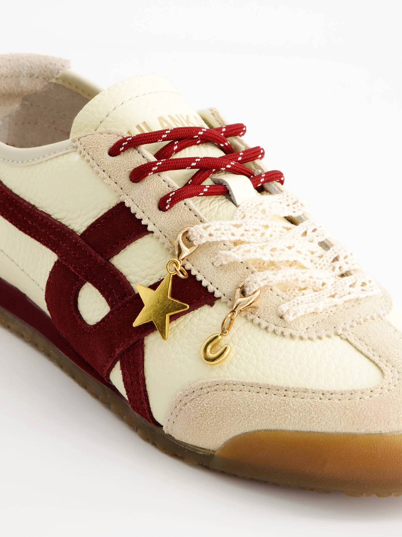 WHITE LEATHER SNEAKERS - ONIX - Image 4