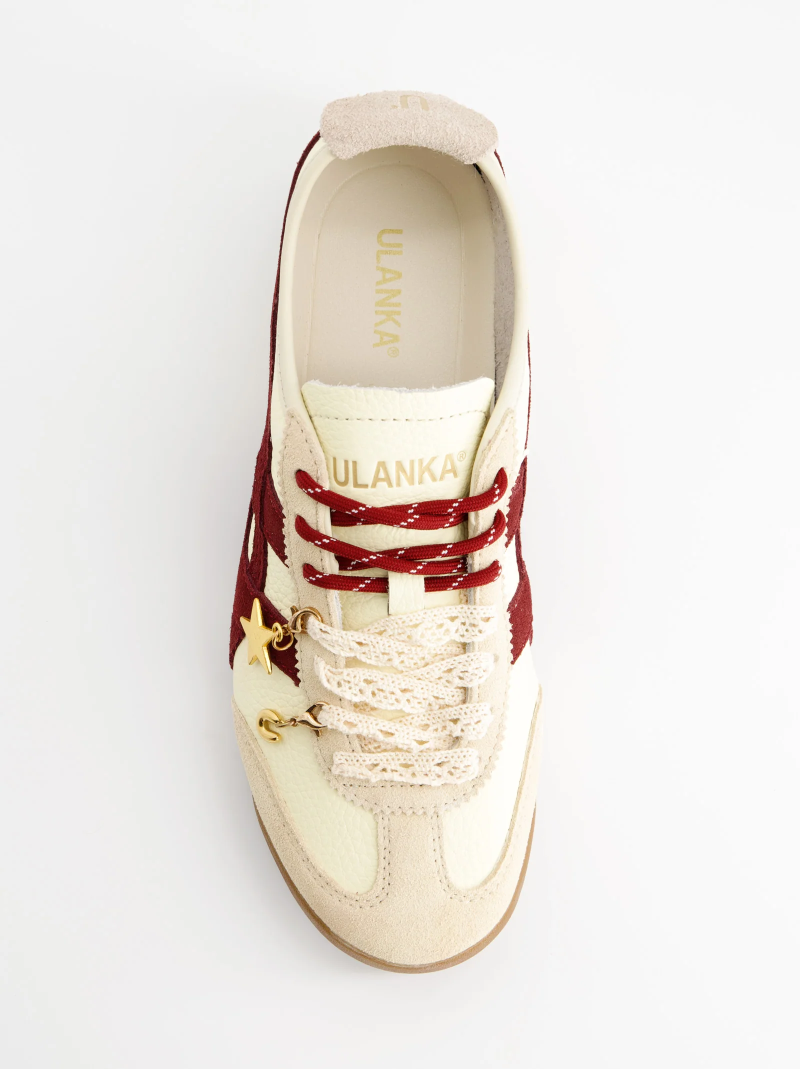 WHITE LEATHER SNEAKERS - ONIX - Image 5