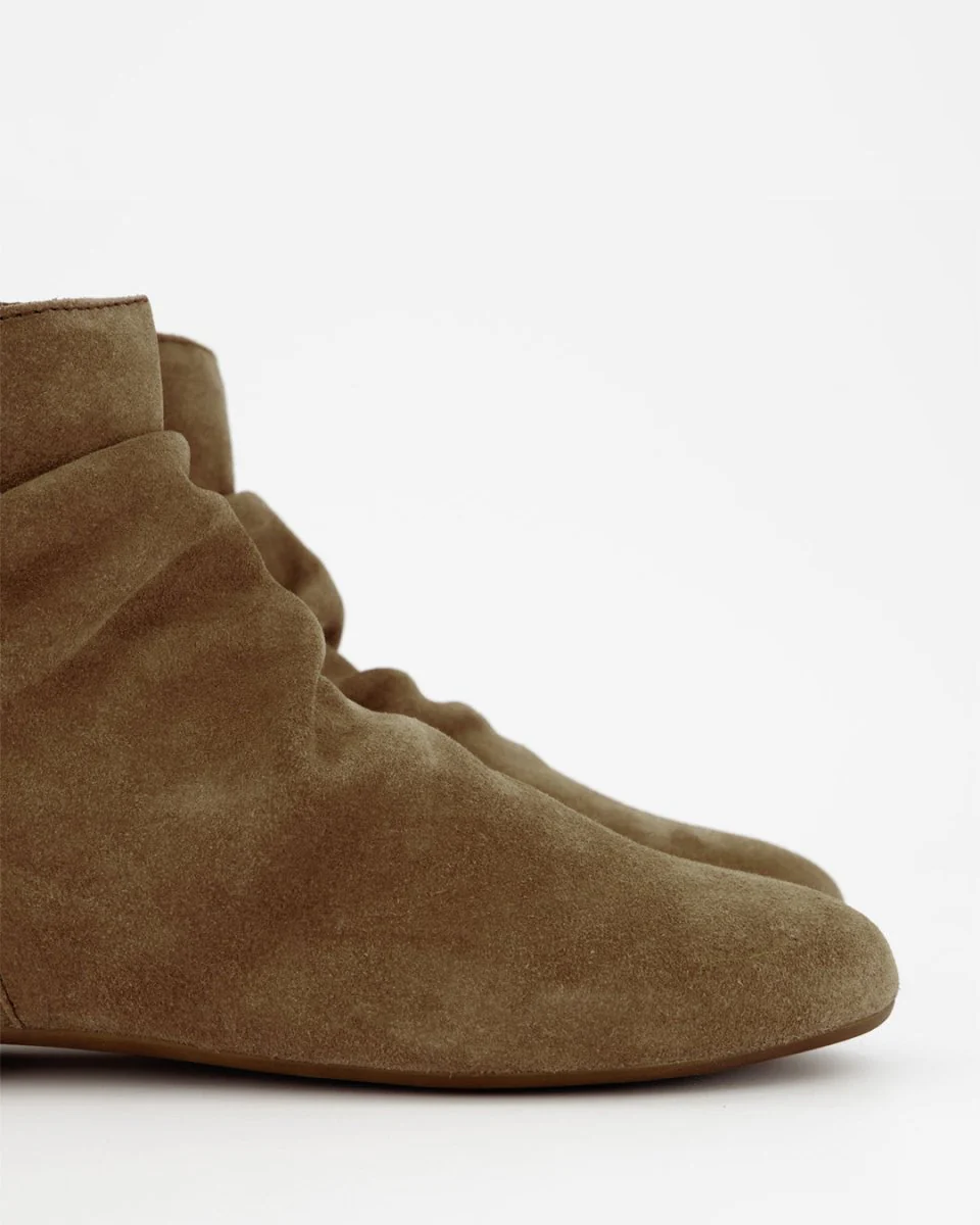 SAYIN - BROWN SUEDE ANKLE BOOTS - Image 3