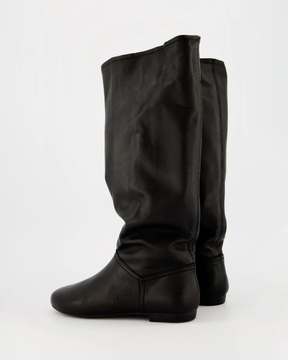 SINCHI - BLACK LEATHER BOOTS - Image 4