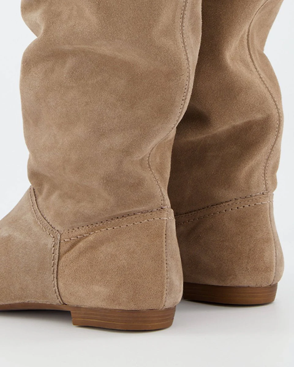 SINCHI - TAUPE SUEDE BOOTS - Image 4