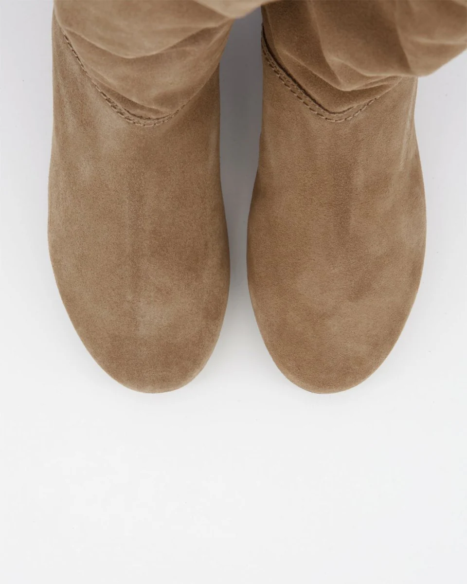 SINCHI - TAUPE SUEDE BOOTS - Image 6