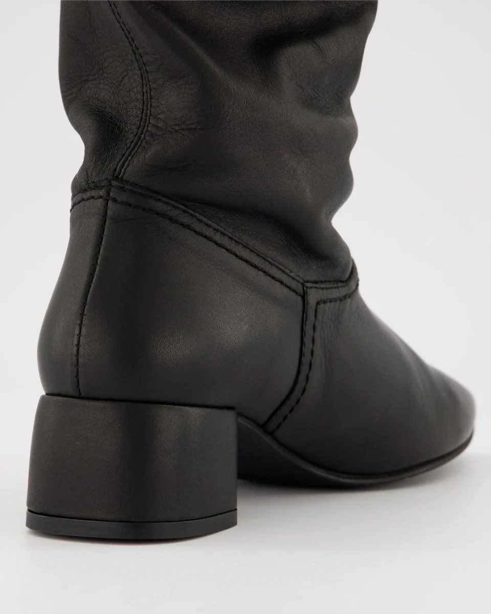 SINDY - BLACK LEATHER BOOTS - Image 4