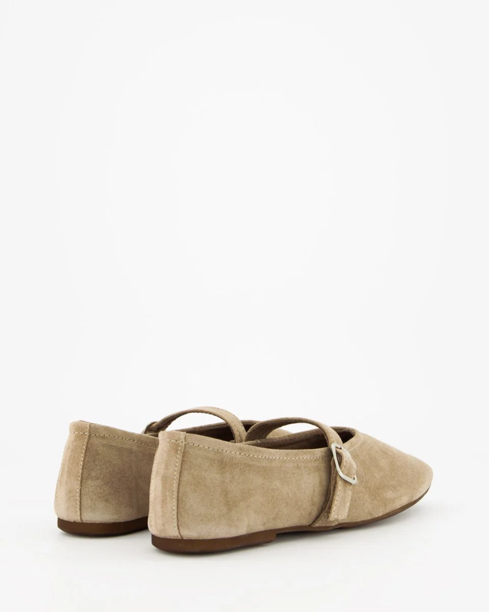 STILL - BEIGE SUEDE FLATS - Image 5