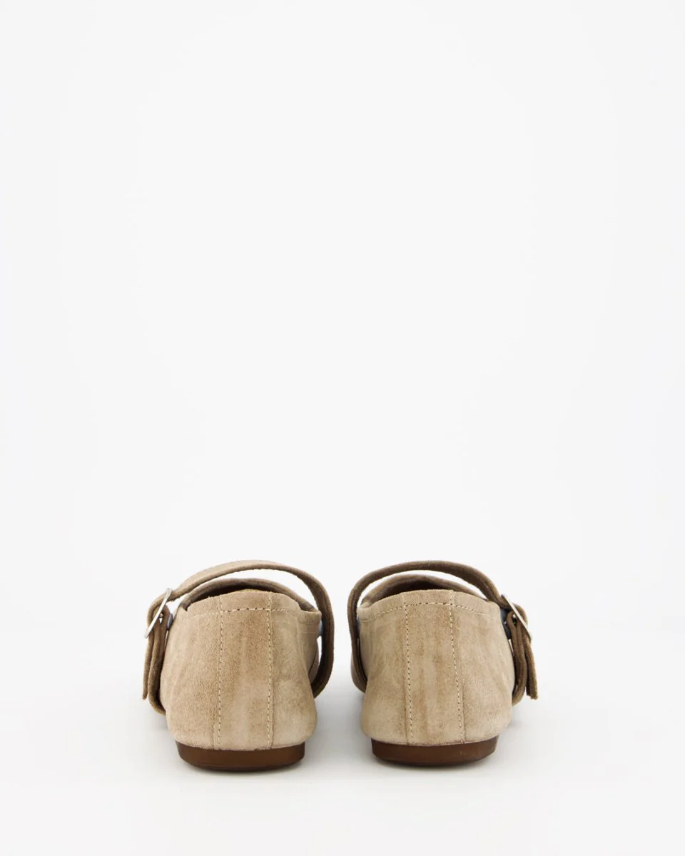 STILL - BEIGE SUEDE FLATS - Image 6