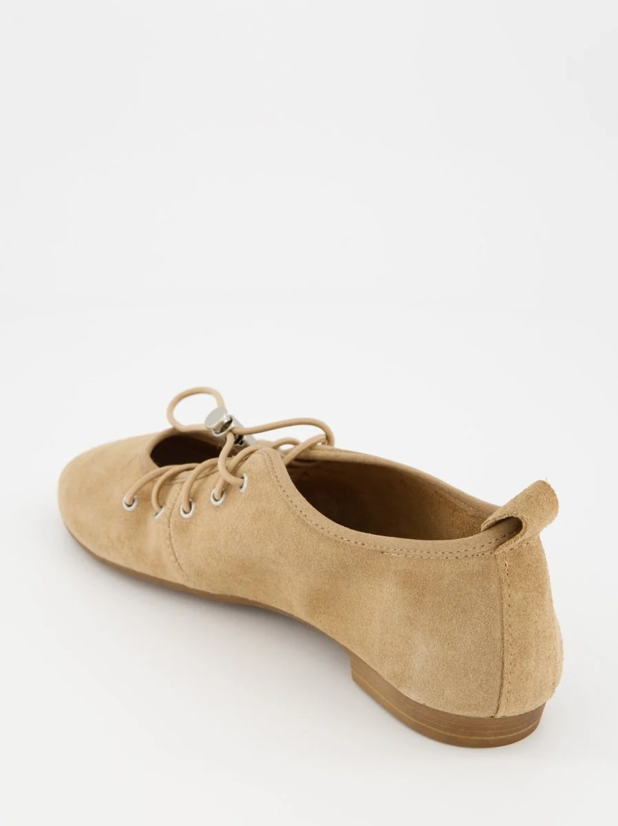 BROWN SUEDE FLATS - POMA - Image 5