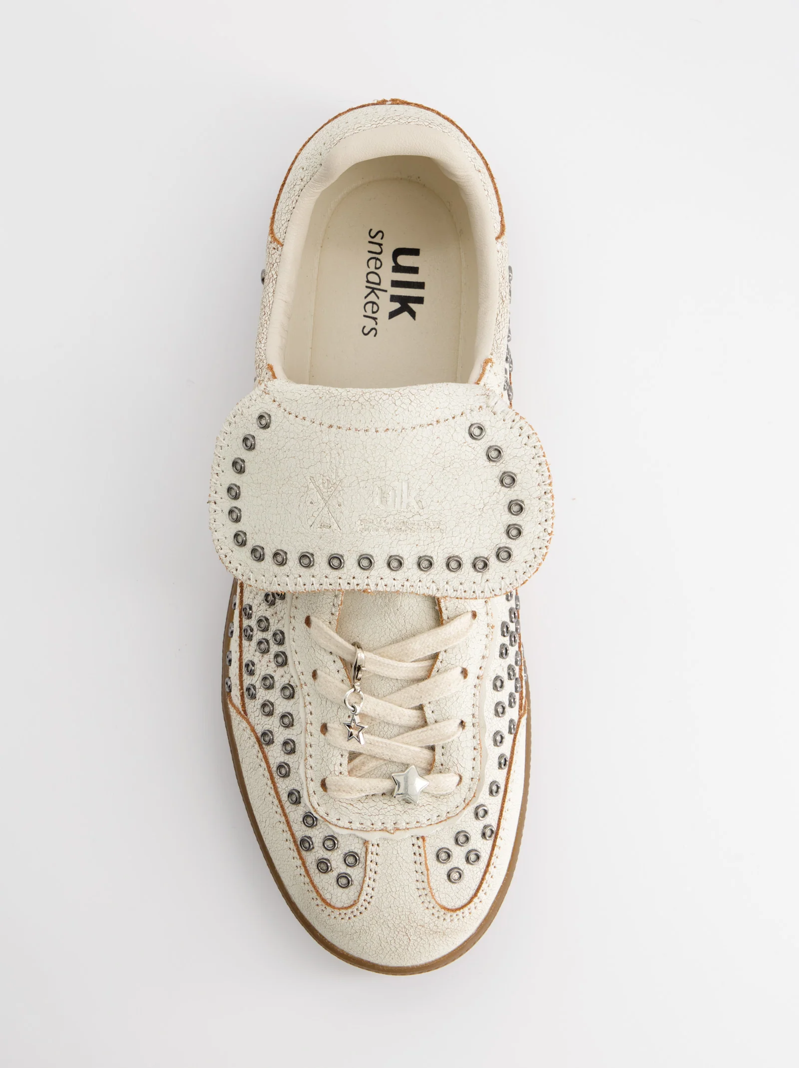 WHITE STUDDED SNEAKERS - CHILE - Image 3