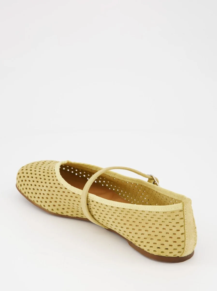 YELLOW LEATHER FLATS - MUNI - Image 3